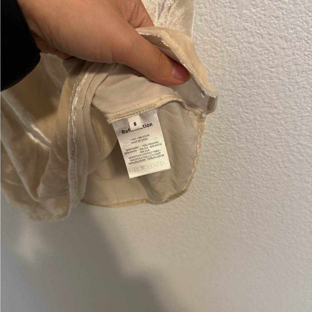 Reformation silk blend tank top - Picture 5 of 7